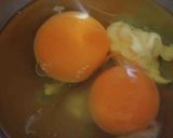 サラミ入りオムレツ作り方1写真