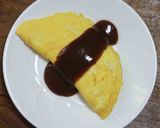 サラミ入りオムレツ作り方3写真