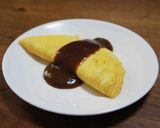 サラミ入りオムレツ作り方4写真