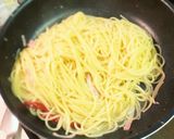 多めのニンニクとバターが合う！納豆パスタ作り方5写真