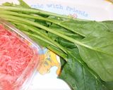 豆腐とほうれん草炒め作り方1写真