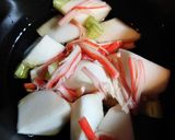炊飯器でカブのカニカマあんかけ作り方4写真