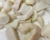 ポテサラっぽい マヨ辛子味噌里芋作り方2写真