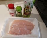 【10分】レンチンバジルササミ(1人前)作り方1写真