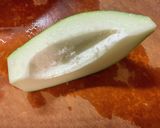 青パパイヤとがんもどきの味噌汁作り方1写真