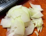 青パパイヤとがんもどきの味噌汁作り方2写真