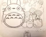 キャラ弁♪サンタのトトロ作り方1写真