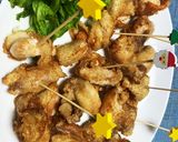 鶏皮チキン♡クリスマス(*'▽'*)作り方6写真