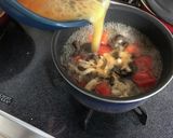 トマトときのこと卵の中華スープ作り方5写真