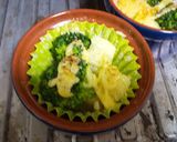 お弁当に＊ブロッコリーのチーズマヨ焼き作り方4写真