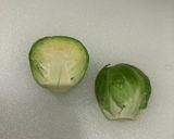 USA在住#芽キャベツとキノコの炒め物作り方4写真
