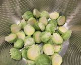 USA在住#芽キャベツとキノコの炒め物作り方5写真