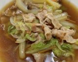 家にあるもので！白菜の中華あんかけ作り方5写真