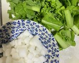 菜の花と大根の麻婆作り方1写真