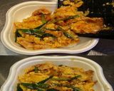 美味ドレチキン南蛮のたれと八味でにら玉丼作り方2写真