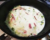 子ども向け野菜の取れるミルクスープうどん作り方8写真