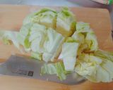 ＊春キャベツと豚肉のゴマドレ炒め＊作り方2写真