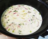 子ども向け野菜の取れるミルクスープうどん作り方9写真