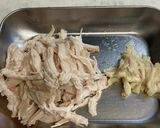 茹で鶏で、体に優しい汁飯作り方5写真
