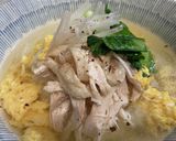 茹で鶏で、体に優しい汁飯作り方8写真