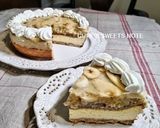バナナとチョコカスタードのチーズケーキ作り方23写真