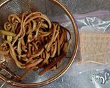 レンチンで厚揚げとぜんまいの炊いたん作り方1写真