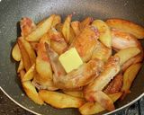 手羽先とジャガイモの梅バター焼き作り方6写真