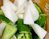 セブンイレブン風☆塩昆布おつまみかぶ胡瓜作り方1写真