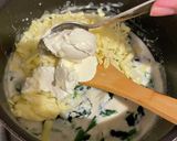 ほうれん草入りマカロニチーズ作り方6写真