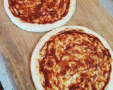 簡単激旨!コンビーフと舞茸のピザ作り方2写真