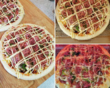 簡単激旨！コンビーフと舞茸のピザ作り方4写真