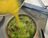 もやしと青梗菜の卵スープ作り方3写真