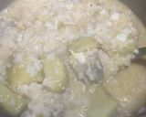 さつまいもとえのきの卵おじや作り方5写真