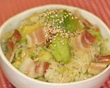 アボカドとベーコンの★簡単★炊き込みご飯作り方4写真