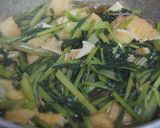 壬生菜と油揚げの炊いたん　おばんざい作り方4写真
