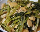 壬生菜と油揚げの炊いたん　おばんざい作り方5写真