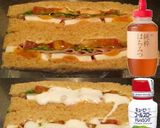 美味ドレ蜂蜜コールスロートマト野菜サンド作り方1写真