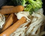 白まいたけ入り　ポトフ風スープ作り方1写真