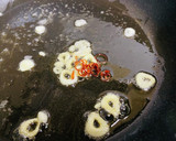 牡蠣と青梗菜の中華風ペペロンチーノ作り方2写真