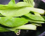 牡蠣と青梗菜の中華風ペペロンチーノ作り方3写真