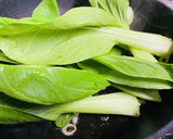 牡蠣と青梗菜の中華風ペペロンチーノ作り方3写真
