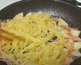 ほんだしで作るかぶとベーコンの和風パスタ作り方4写真