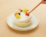 離乳食　きらきら星クリスマスリースケーキ作り方14写真