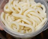 煮込まないので味噌煮込み風うどん作り方4写真