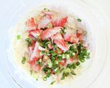 ふわふわ【豆腐の丸め焼き（カニカマチーズ作り方3写真