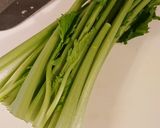 かぶの葉塩焼きそば作り方1写真