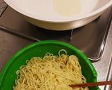 かぶの葉塩焼きそば作り方4写真