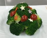 ブロッコリーのクリスマスツリーサラダ作り方8写真