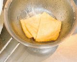 卵とチーズの油揚げ巾着作り方3写真