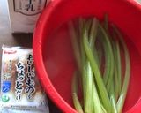 ちくわとフキの煮物を牛乳仕立てで作り方1写真